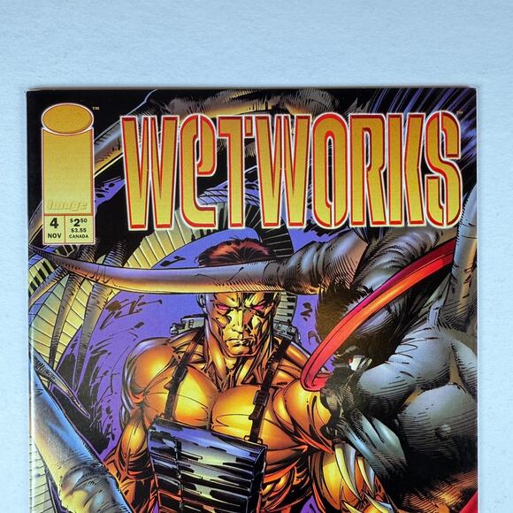 Wetworks #4 Image Comics Malibu Comics November 1994 signed by WHILCE PORTACIO - Picture 2 of 12
